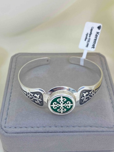 Keremet Jewelry Kj009935 длина 19 см, вес 22 г серебро, плетение отсутствует