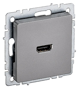 Розетка IEK BRITE, HDMI,