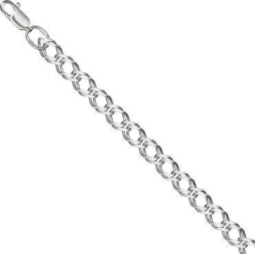 Lucente Silver ZO-НЦ_22-076Ю-3_0_8_65 длина 65 см, вес 19.91 г серебро, плетение двойной ромб