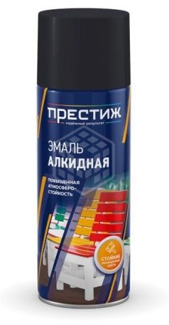 Престиж эмаль алкидная тон черный, 425 мл
