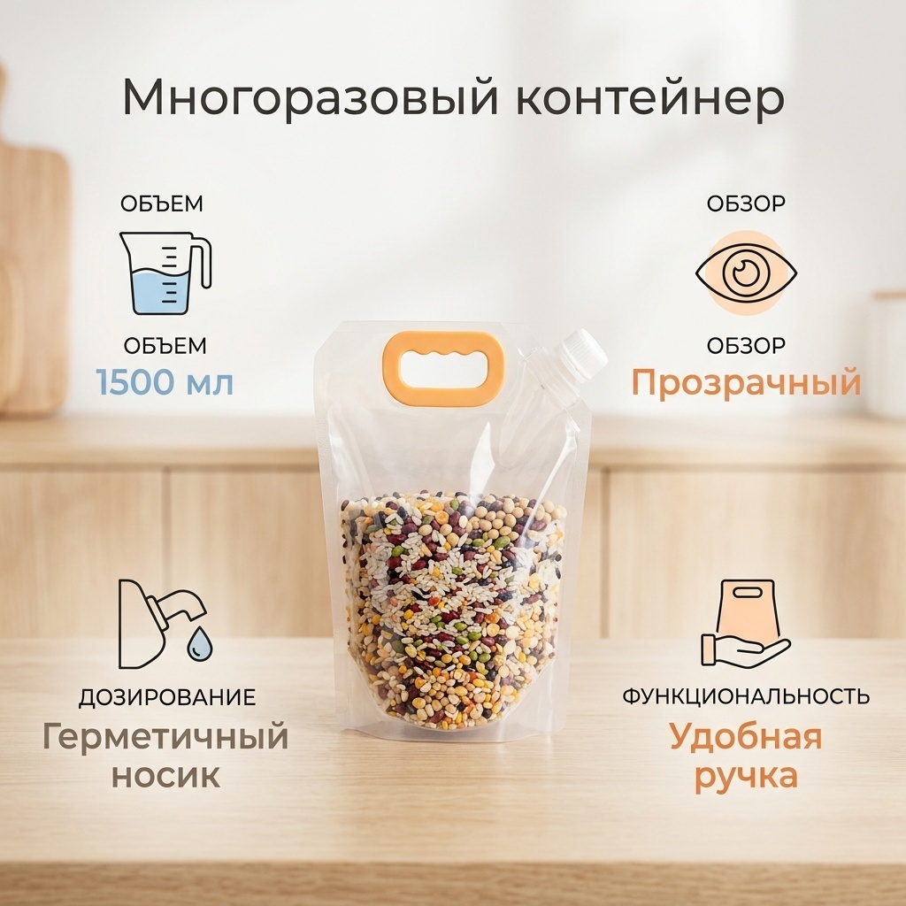 Контейнер 30384234_620927700 1 шт, полиэтилен, полиэтилентерефталат