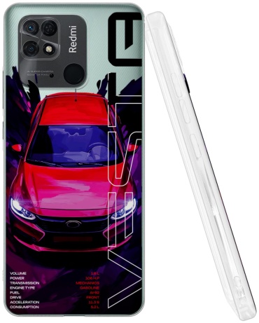 Чехол Mcover для Xiaomi Redmi 10C рисунок