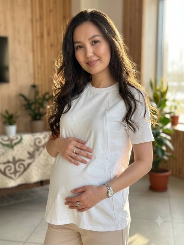 Футболка Sweetmama.kz белый