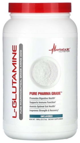 Аминокислота Metabolic Nutrition L-глютамин без добавок нейтральный