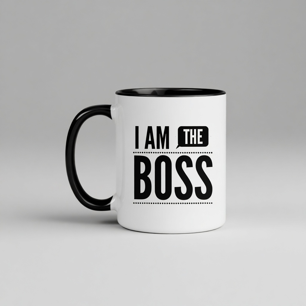 Кружка «I AM THE BOSS», , керамика, 1 шт.