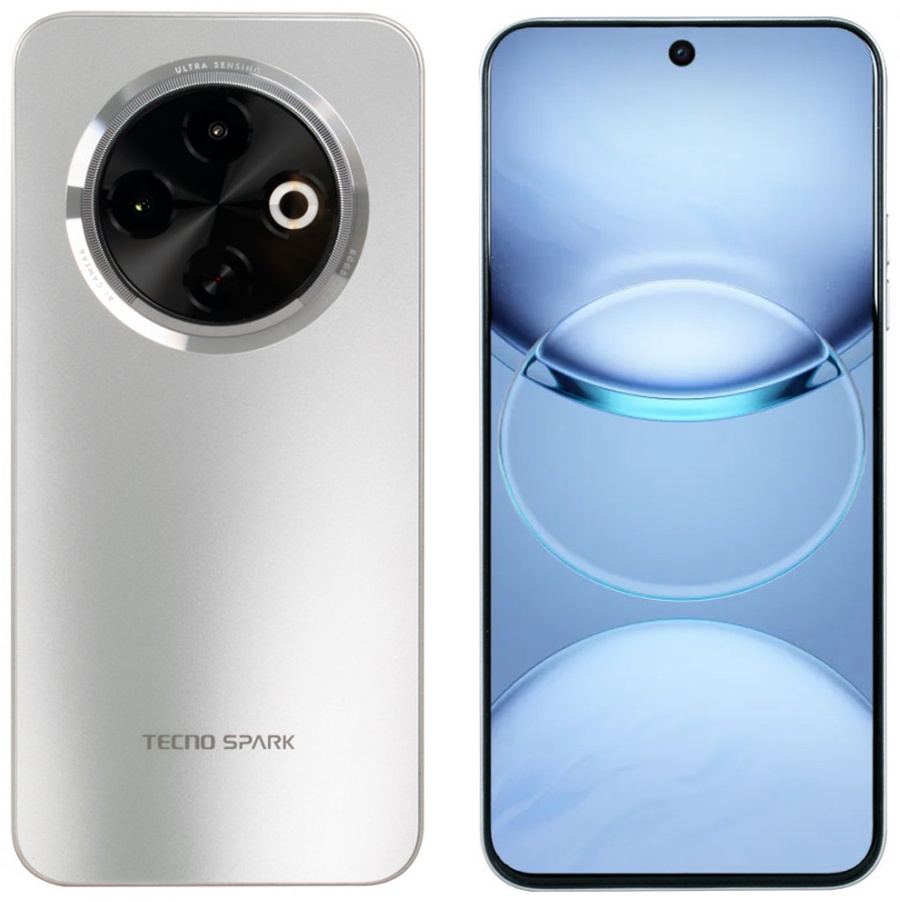 Смартфон TECNO SPARK 30C 8 ГБ/256 ГБ серебристый