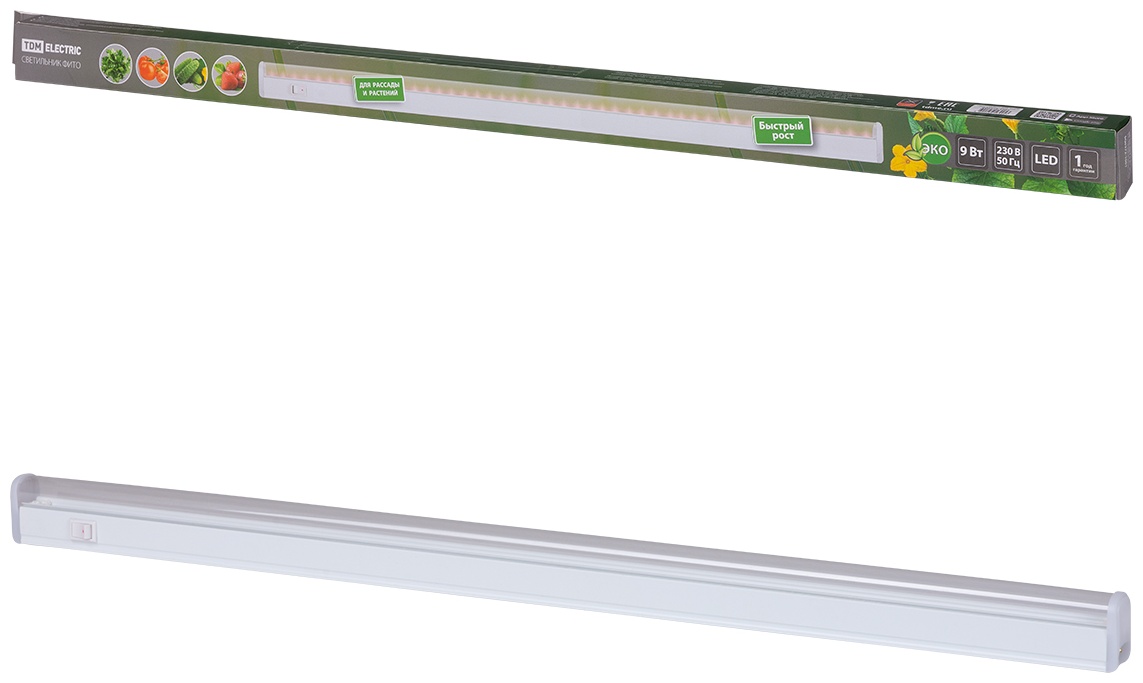 Светодиодная TDM ELECTRIC ФИТО 06-09-001 ФИТО 06-09-001 9 Вт 9 Вт, 2700 К