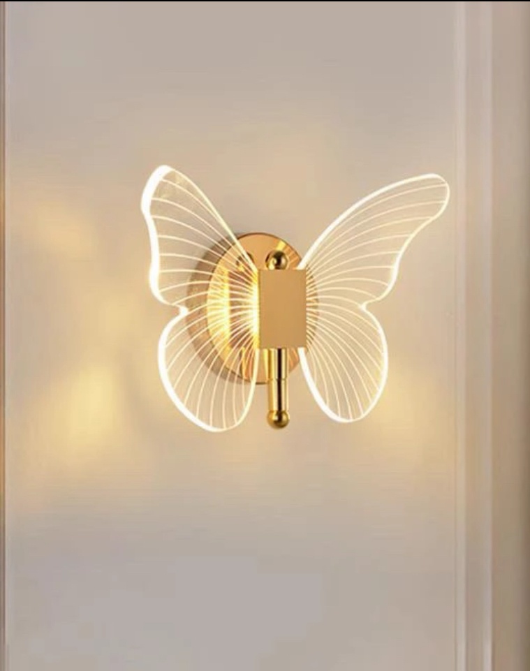 Бра настенный, потолочный LED, золотистый