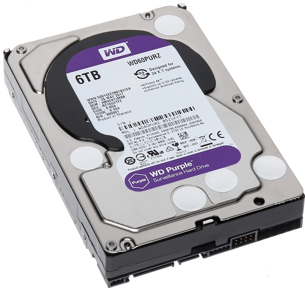 HDD Western Digital WD60PURZ 6000 Гб