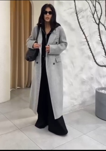 Пальто AD Fashion серый