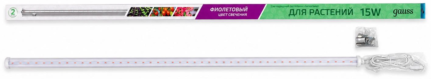Светодиодная Gauss Gauss Fito 15W 118см GF-15W-118CM 15 Вт, 6500 К