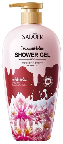 SADOER White Lotus Fragrant Bath Lotion - Ароматный лосьон для ванны гель 1000 мл