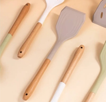 Лопатка O'Kitchen дерево, силикон, 1 шт