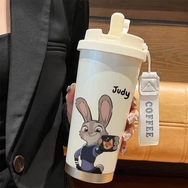 Термокружка NikKos Judy selfie 0.5 л мультиколор