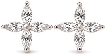 Пусеты Ipekyolu Jewellery 517130124AY вес 3 г серебро, фианит