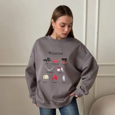 Свитшот Wishlist худи  графит