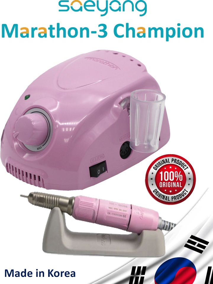 SAEYANG Marathon-3 Champion Pink (Розовый) с ручкой Marathon SDE-SH20N и подставкой для наконечника аппарат