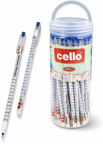Ручка шариковая Cello CL-169 50 шт, 0.7 мм, цвет чернил синий
