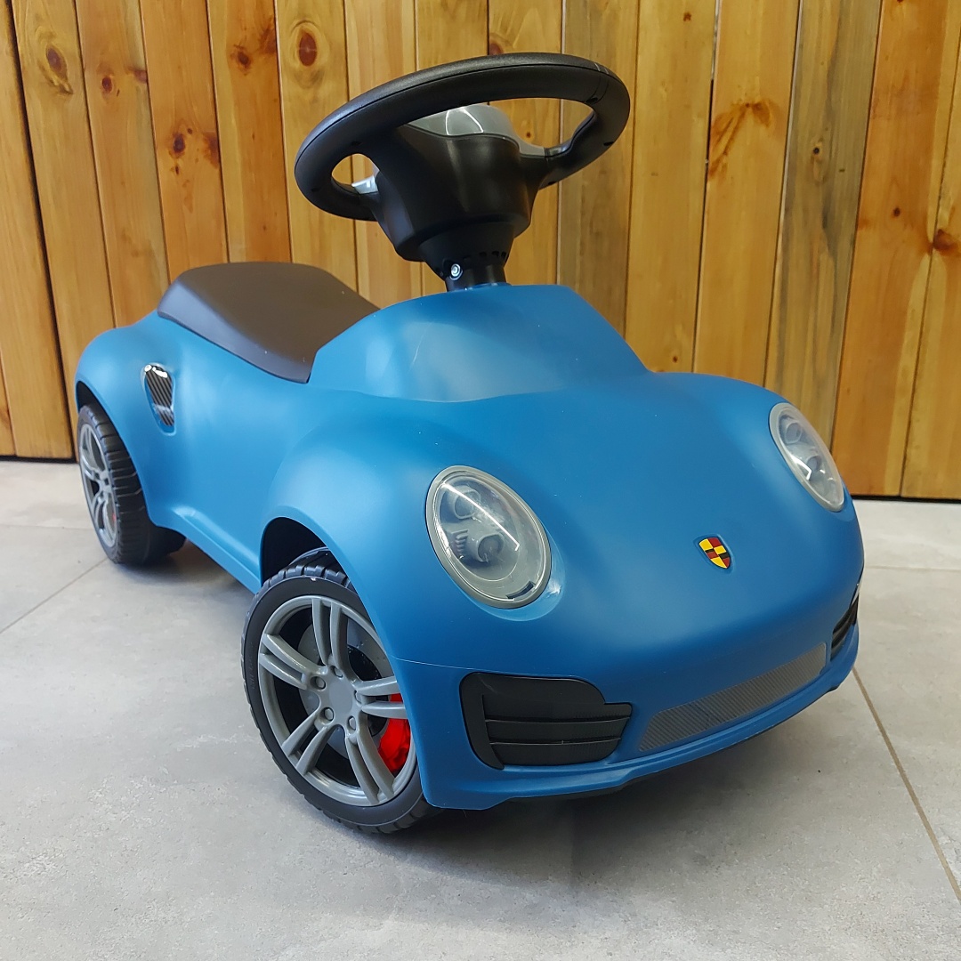 Каталка Музыкальный Толокар "Porshe 911". синий