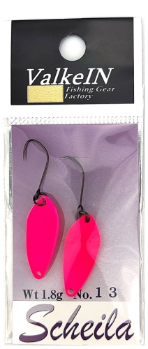 Блесна ValkeIN ValkeIN Scheila# 1.8g Color 13, Fluo Pink 1 шт