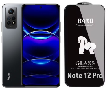Стекло BAIKO для Xiaomi Redmi Note 12 Pro 4G черный