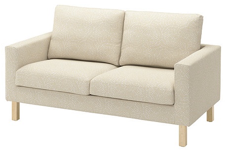 IKEA чехол для дивана SALTSJÖBADEN бежевый 57x37x5