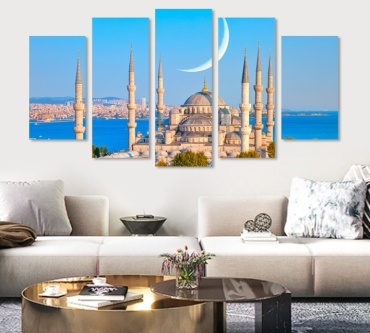 Room Art KZ модульная картина Мечеть Султан Ахмед 140x77 см