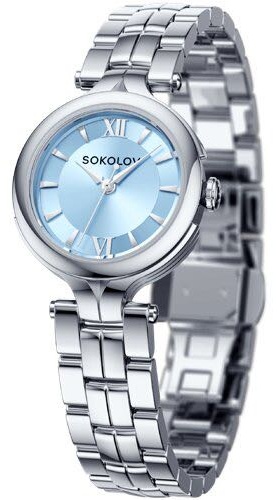 Кварцевые SOKOLOV 360.71.00.000.03.01.2 нержавеющая сталь