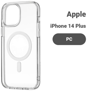 Чехол для Apple iPhone 14 Plus прозрачный
