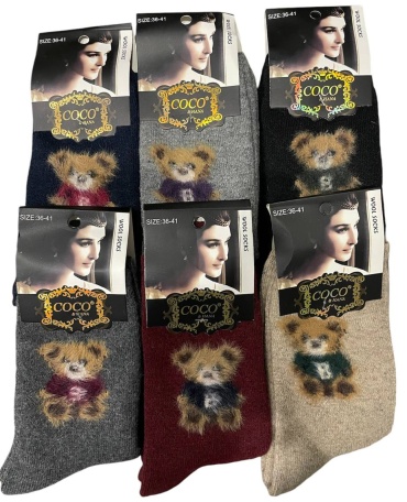 Термоноски COCO Socks 6 пар мультиколор 36-41