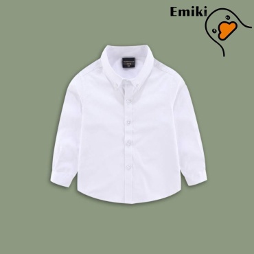 Школьная рубашка Emiki белый
