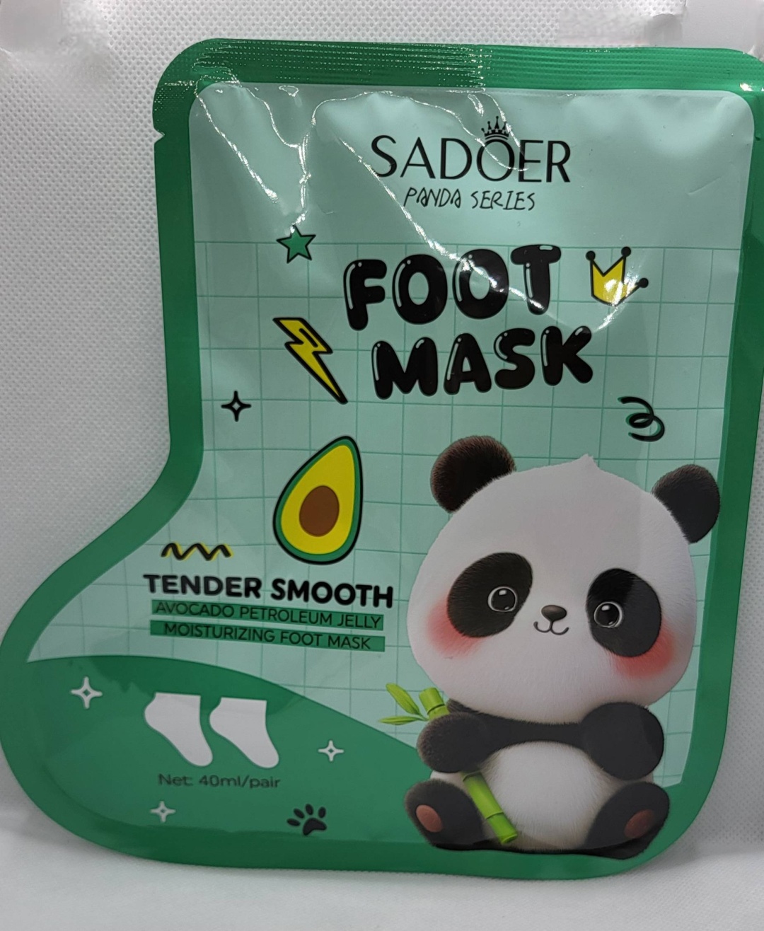 SADOER маска для ног Avocado Petroleum Jelly 40 мл