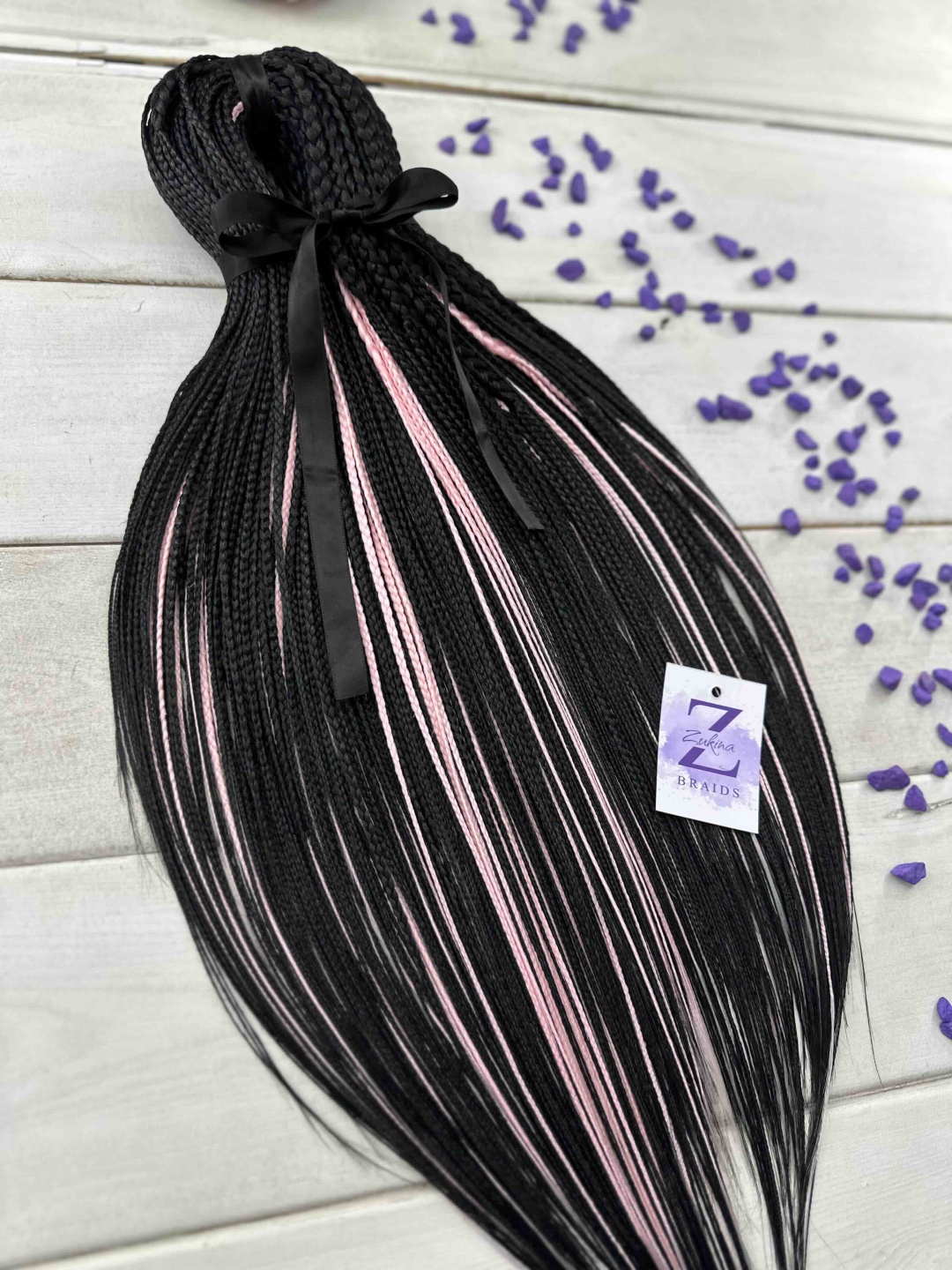 ZUKINA BRAIDS косички черный женский