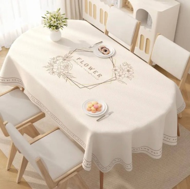 Скатерть DANL Felk3 FELK 180x140 см, ПВХ, полиэстер, 1 шт