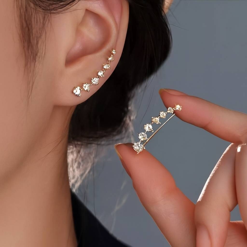 Серьги LAREY бижутерный сплав, стразы