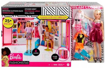Кукла-модель Mattel Barbie Барби Гардероб мечты 28 см