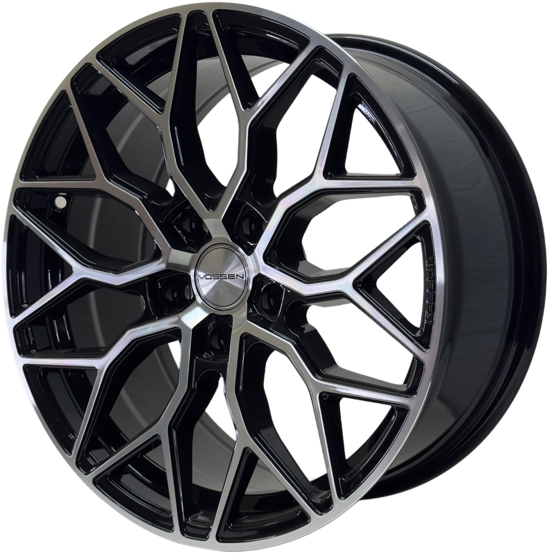 Yixing 1701 WestWheels 7.5x17/5x114.3 D67.1 ET35 4 диска черный, хром