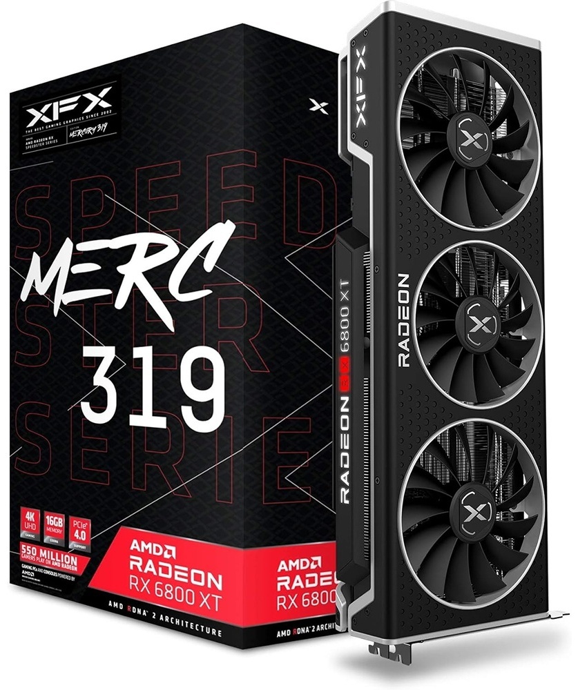 Видеокарта XFX Speedster MERC319 RX 6800XT RX-68XTALFD9 16GB