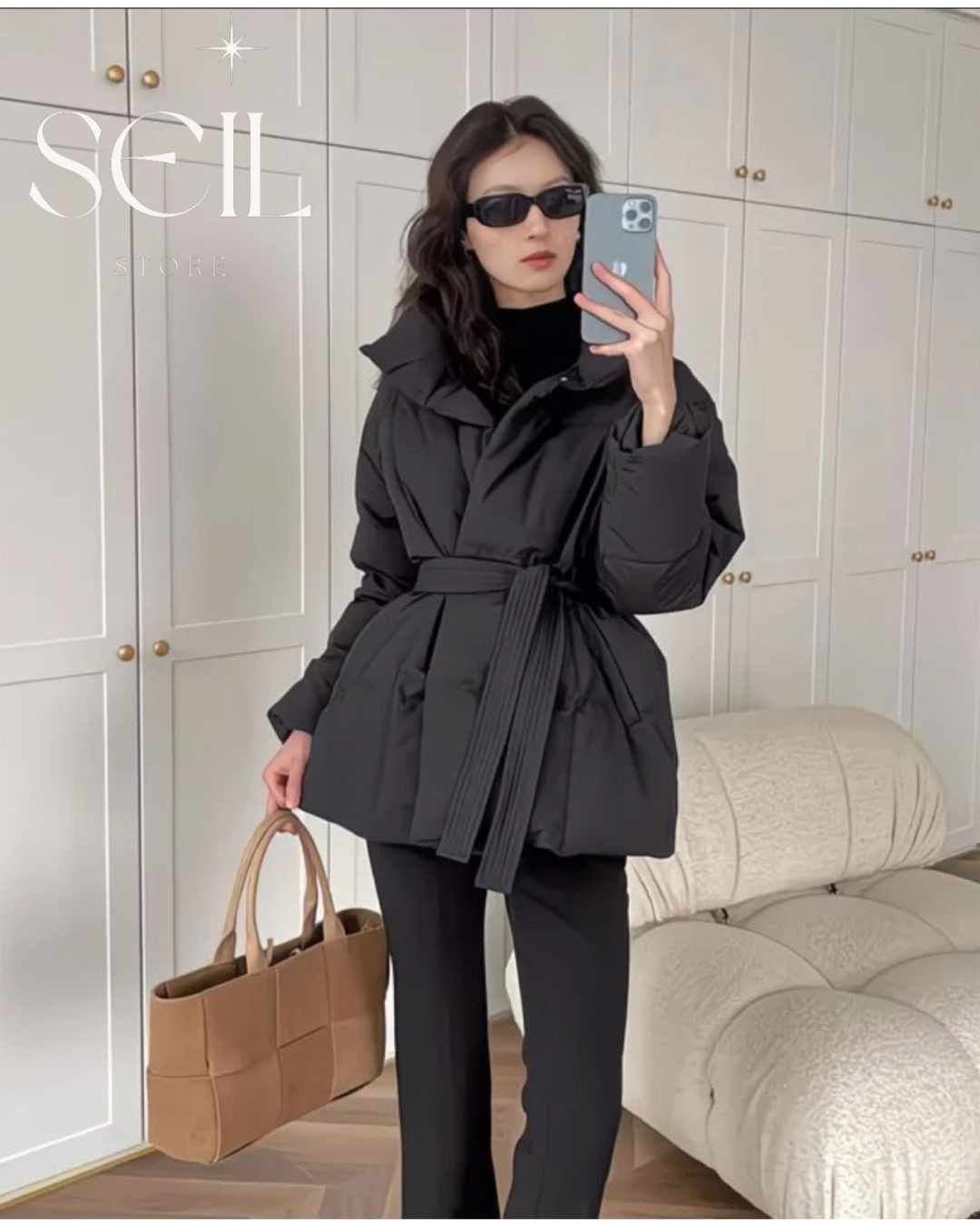 Зимняя куртка SEIL черный