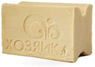 Кусковое мыло хозяйственное Хозяйка 0,65 Без аромата 150 г
