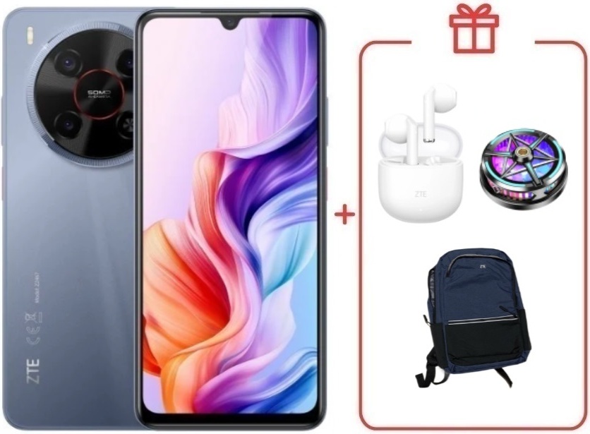 Смартфон ZTE Nubia V70 MAX 6 ГБ/128 ГБ серый + подарок