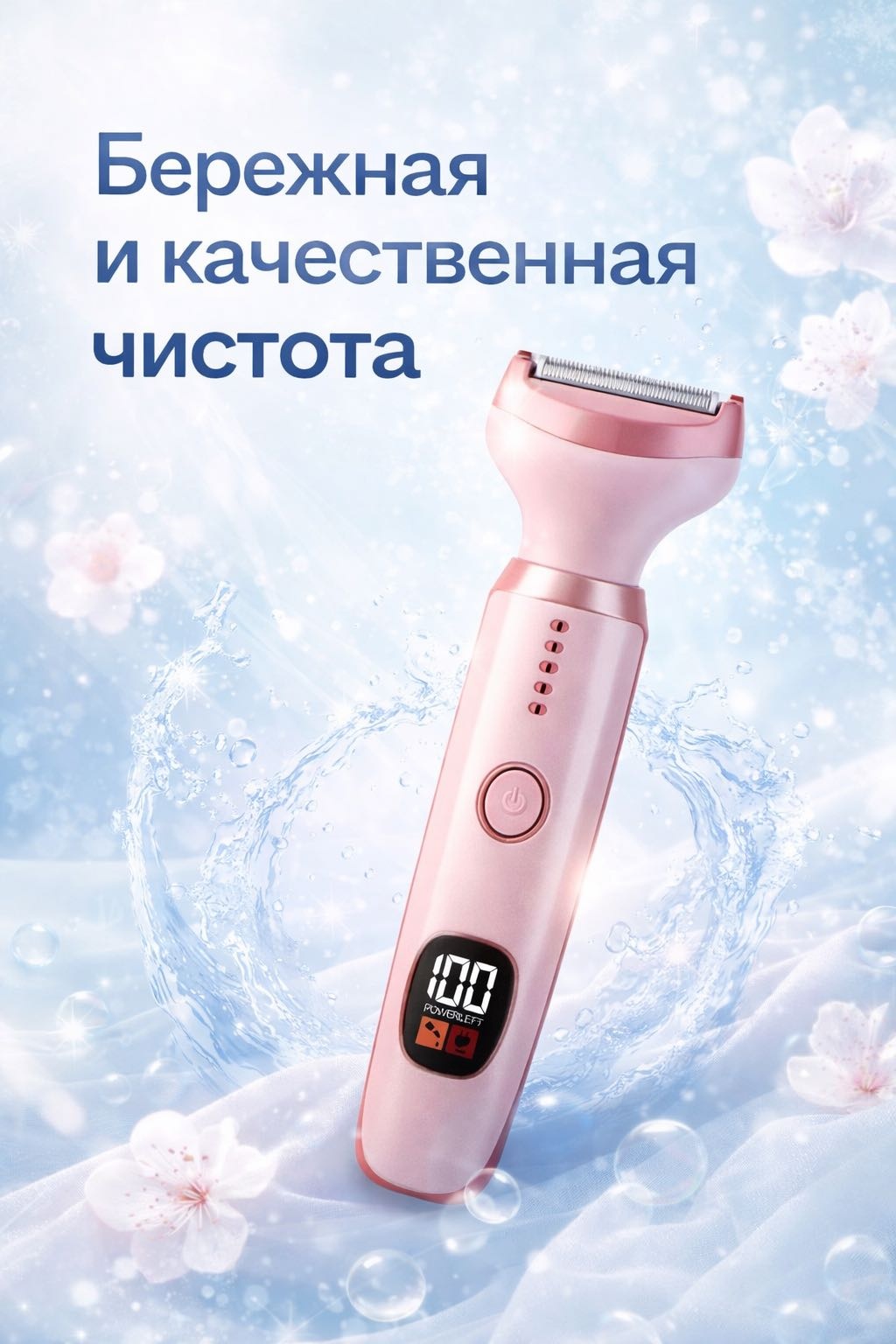 HOT SHOP женский триммер Rose kit 4 in 1