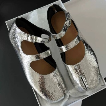 Балетки Fashion серебристый