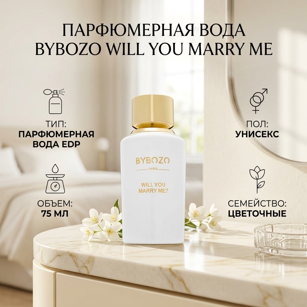 ByBozo Will You Marry Me парфюмерная вода EDP 75 мл, унисекс