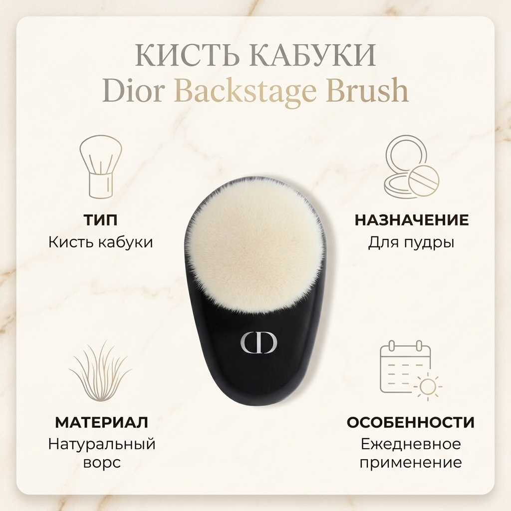 Dior Backstage Brush бежевый 1 шт