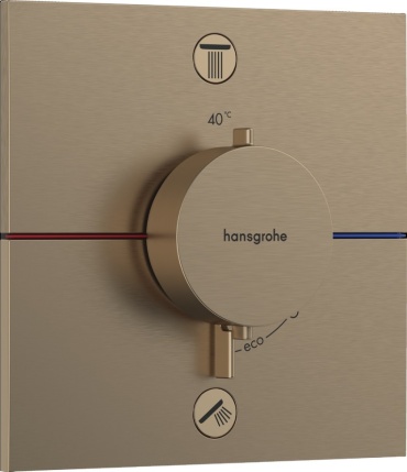 Смеситель для душа Hansgrohe ShowerSelect Comfort E 15572140, латунь, цвет бронзовый