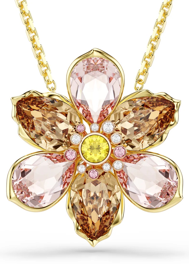 Swarovski длина 75 см бижутерный сплав, кристаллы Swarovski