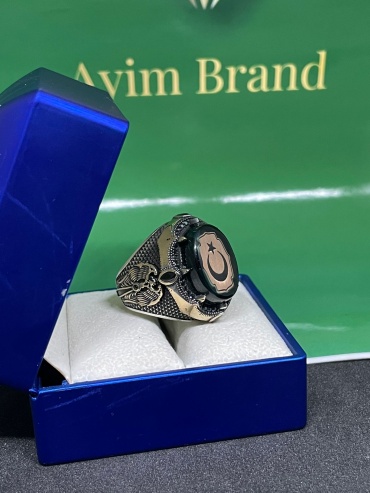 Ayim Brand 18AP размер регулируемый вес 20 г серебро, эмаль