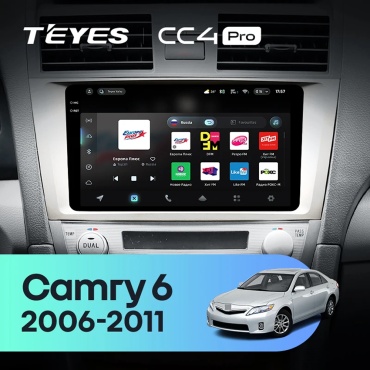 Teyes CC4 PRO Toyota Camry 6 2006-2011 8Gb+128Gb в штатное место