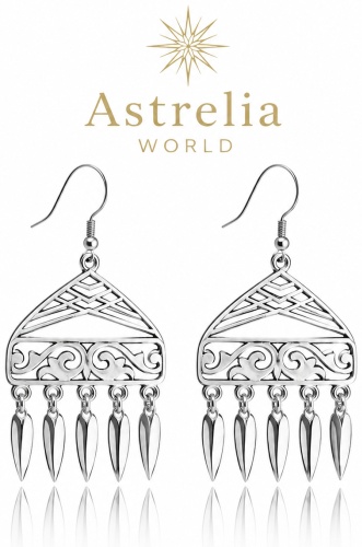 Серьги Astrelia World бижутерный сплав, без вставок